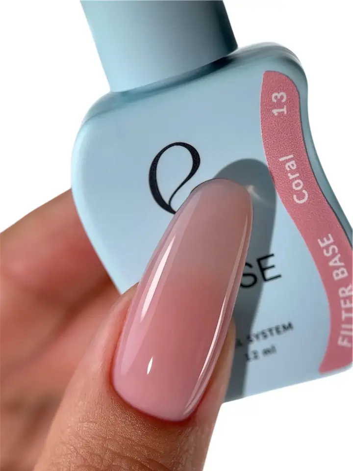 ELSE. Filter base, #13, Coral, 12 ml. Камуфлююча напівпрозора база #2
