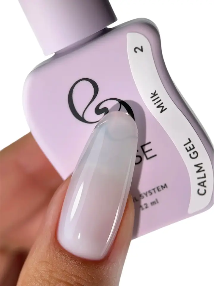 ELSE. Calm gel, #02, Milk, 12 ml. Рідкий гель для зміцнення #2