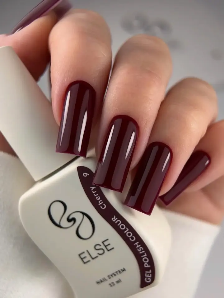 ELSE. Gel polish Colour, #09, Cherry, 12 ml. Гель-лак #3