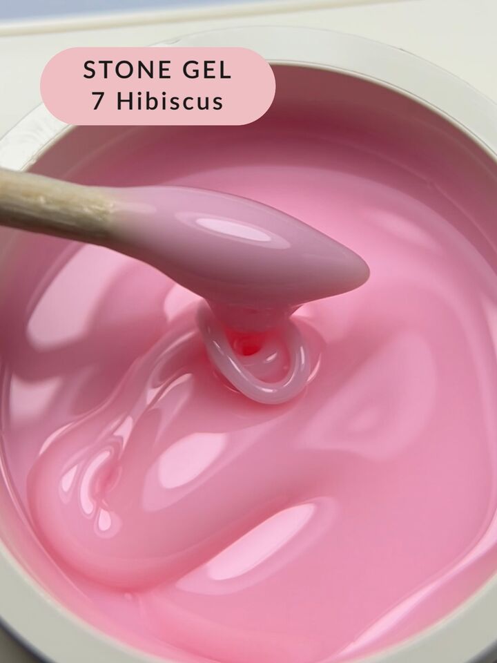 ELSE. Stone gel, #07, Hibiscus, 30 ml. Твердий гель для нарощування #2