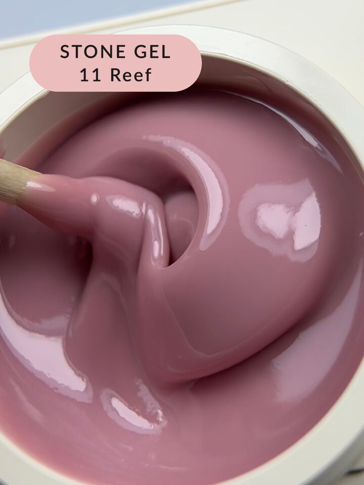 ELSE. Stone gel, #11, Reef, 30 ml. Твердий гель для нарощування #3