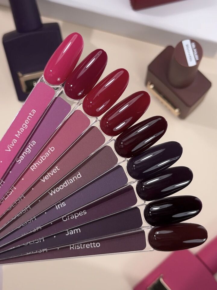 HEYLOVE. Gel Polish, JAM, 15 ml, гель-лак, темно-бордовий #5