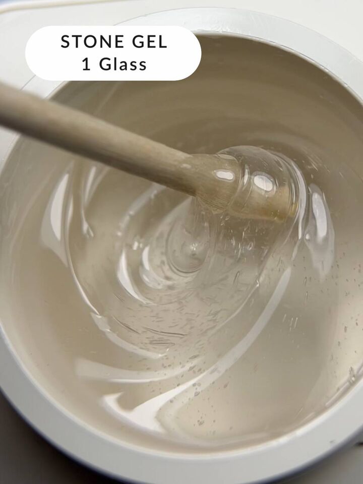 ELSE. Stone gel, #01, Glass, 30 ml. Твердий гель для нарощування, прозорий #2