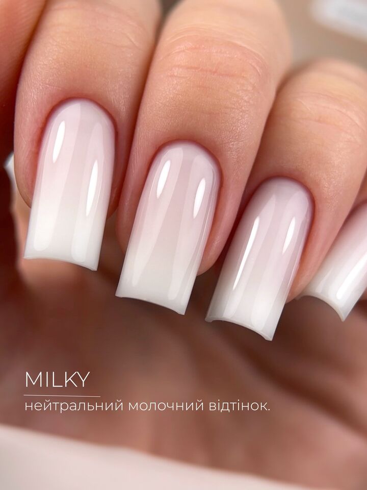 HEYLOVE. Frame builder Gel, MILKY, 30 ml. Універсальний гель для нарощування, молочний #2