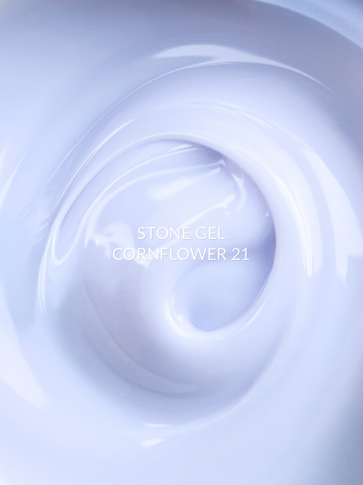 ELSE. Stone gel, #21, Cornflower, 30 ml. Твердий гель для нарощування #2