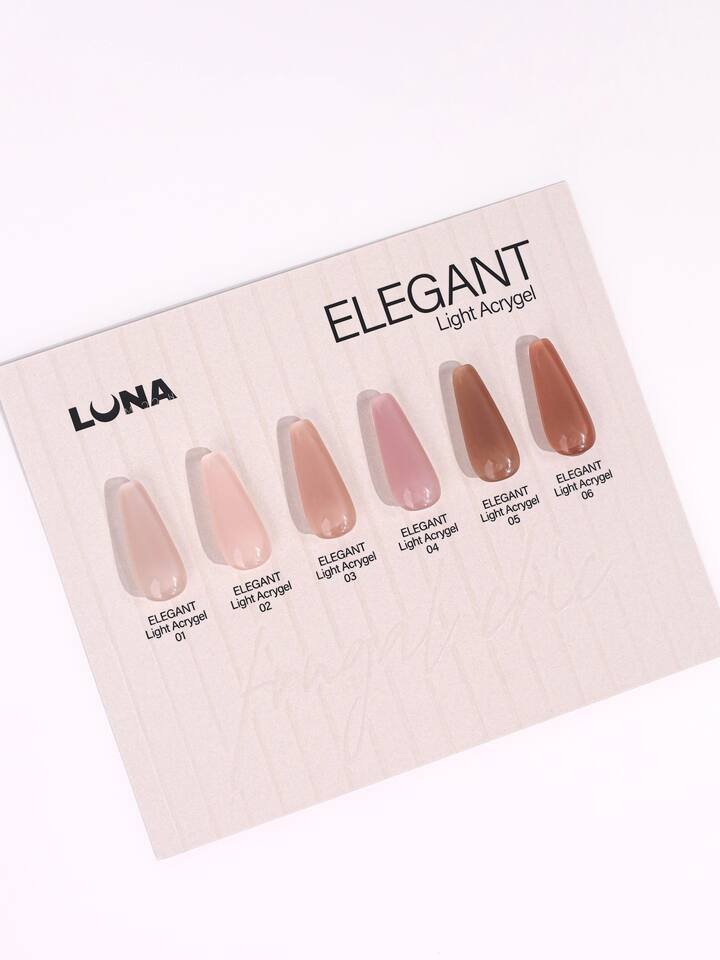 LUNAmoon. Elegant Light Acrygel #2, 13 ml, рідкий гель — LUNAmoon, NAILSMADE