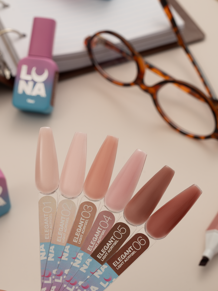 LUNAmoon. Elegant Light Acrygel #1, 13 ml, рідкий гель — LUNAmoon, NAILSMADE