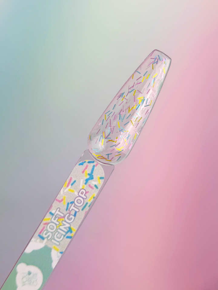 You Are Cute. Soft Icing Top Coat, 5 ml, топ з декоративним міксом — You Are Cute, NAILSMADE