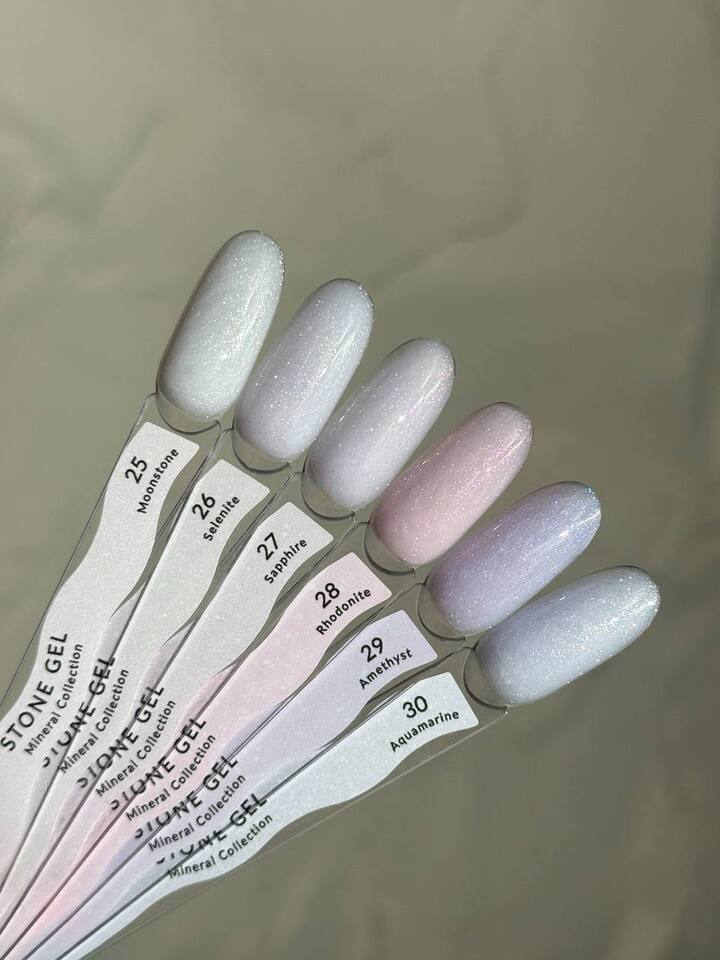 ELSE. Stone gel, #27, Sapphire, 30 ml. Твердий гель для нарощування, з шимером — ELSE, NAILSMADE