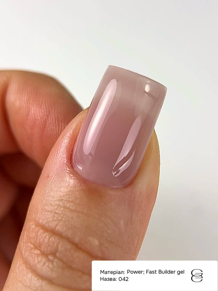 GÉMELY (ex GA&MA). Power builder gel #042, 15 ml, твердий гель — Ga&Ma, NAILSMADE