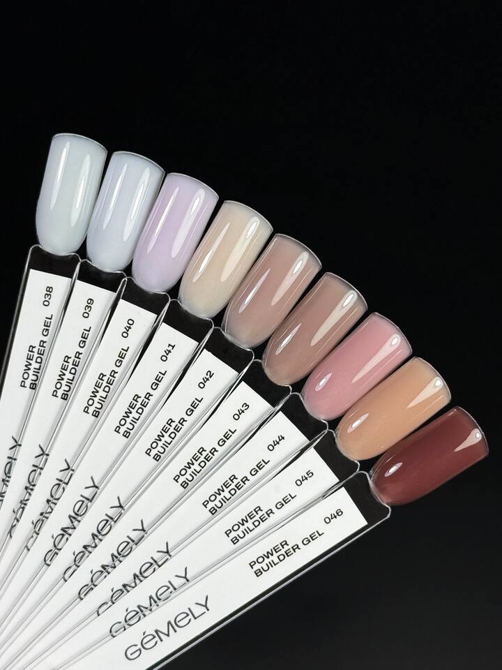 GÉMELY (ex GA&MA). Power builder gel #040, 30 ml, твердий гель — Ga&Ma, NAILSMADE