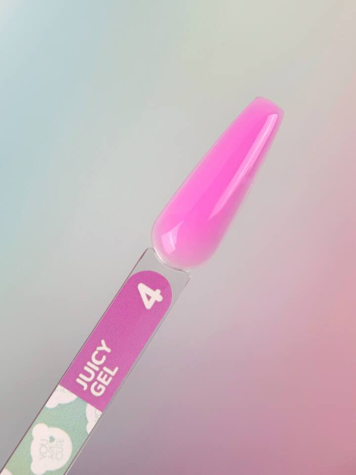 You Are Cute. Juicy Gel #4, 15 ml, гель для нарощування — You Are Cute, NAILSMADE