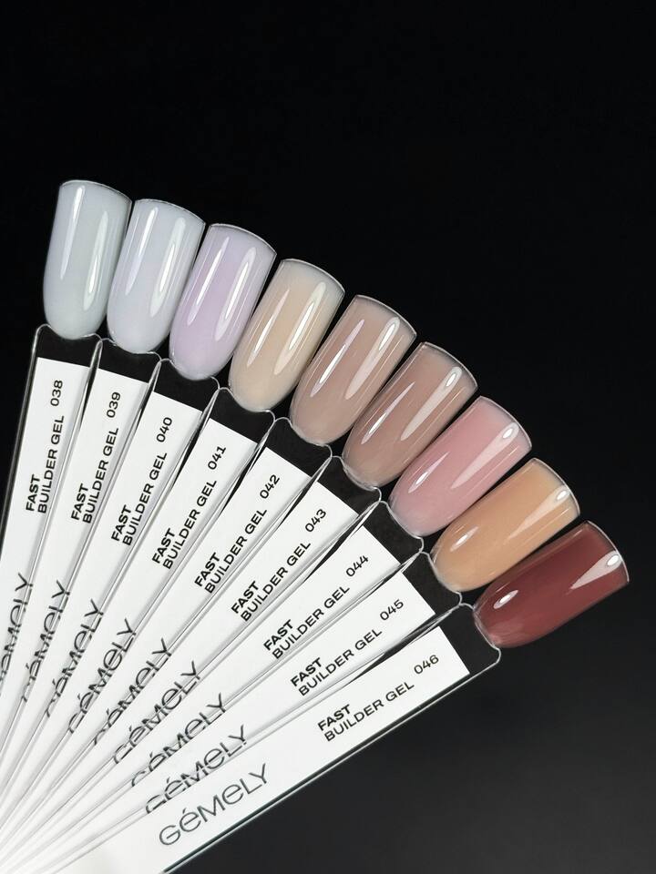 GÉMELY (ex GA&MA). Fast builder gel #039, 30 ml, твердий рідкий гель — Ga&Ma, NAILSMADE
