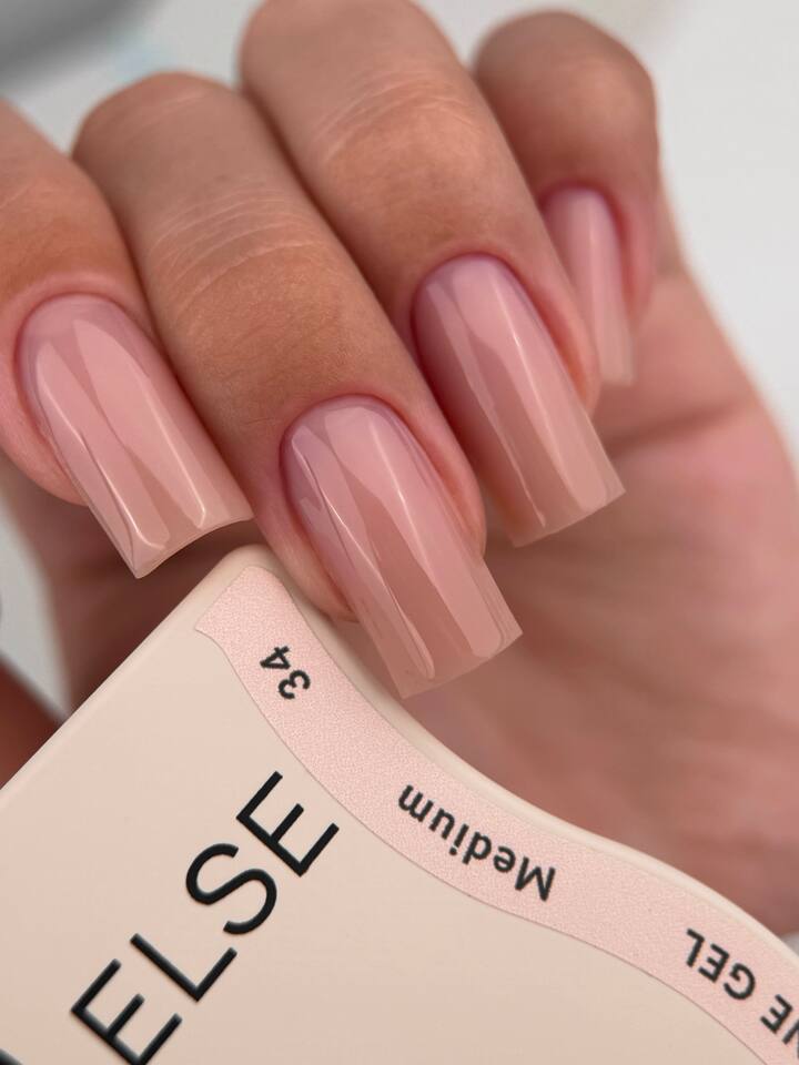 ELSE. Stone gel, #34, Medium, 30 ml. Твердий гель для нарощування — ELSE, NAILSMADE