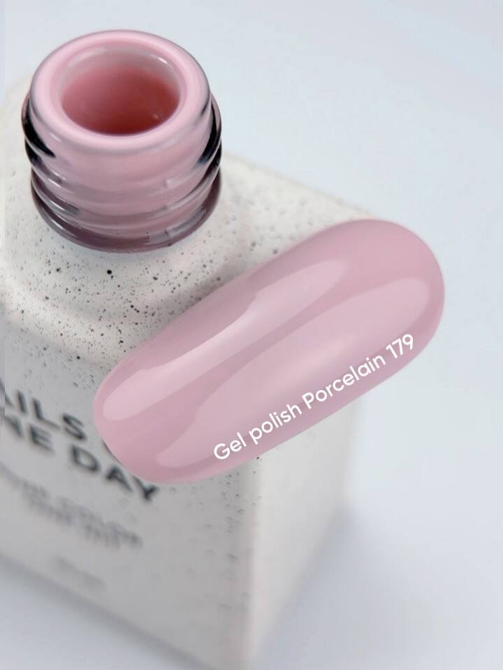 NOTD. Gel Polish Porcelain #179, 10 ml, гель-лак рожево-пудровий — NAILS OF THE DAY (NOTD), NAILSMADE