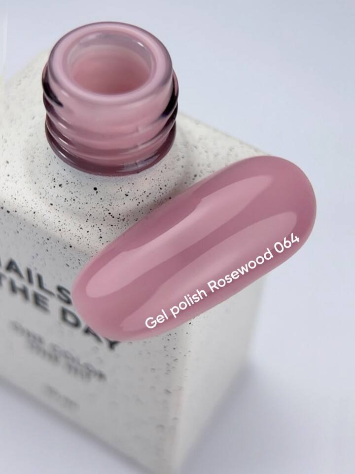 NOTD. Gel Polish Rosewood #064, 10 ml, гель-лак пудрово-рожевий — NAILS OF THE DAY (NOTD), NAILSMADE