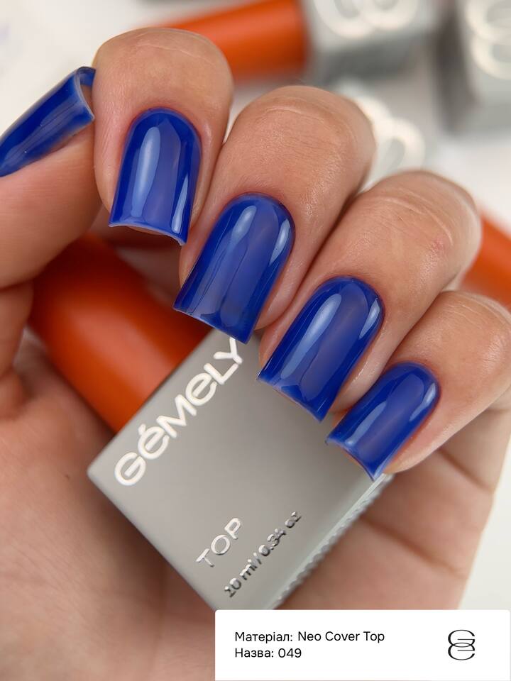 GÉMELY (ex GA&MA). Neo Cover Top #049, 10 ml, Камуфлюючий вітражний топ — GÉMELY (ex GA&MA), NAILSMADE