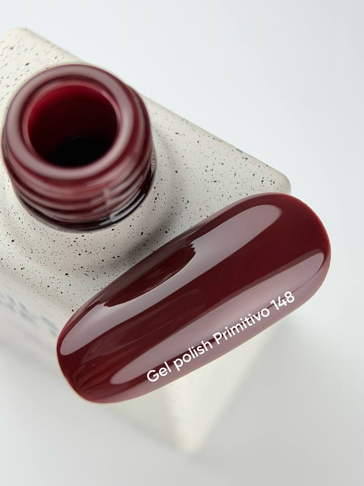 NOTD. Gel Polish Primitivo #148, 10 ml, гель-лак теплий червоно-бордовий — NAILS OF THE DAY (NOTD), NAILSMADE