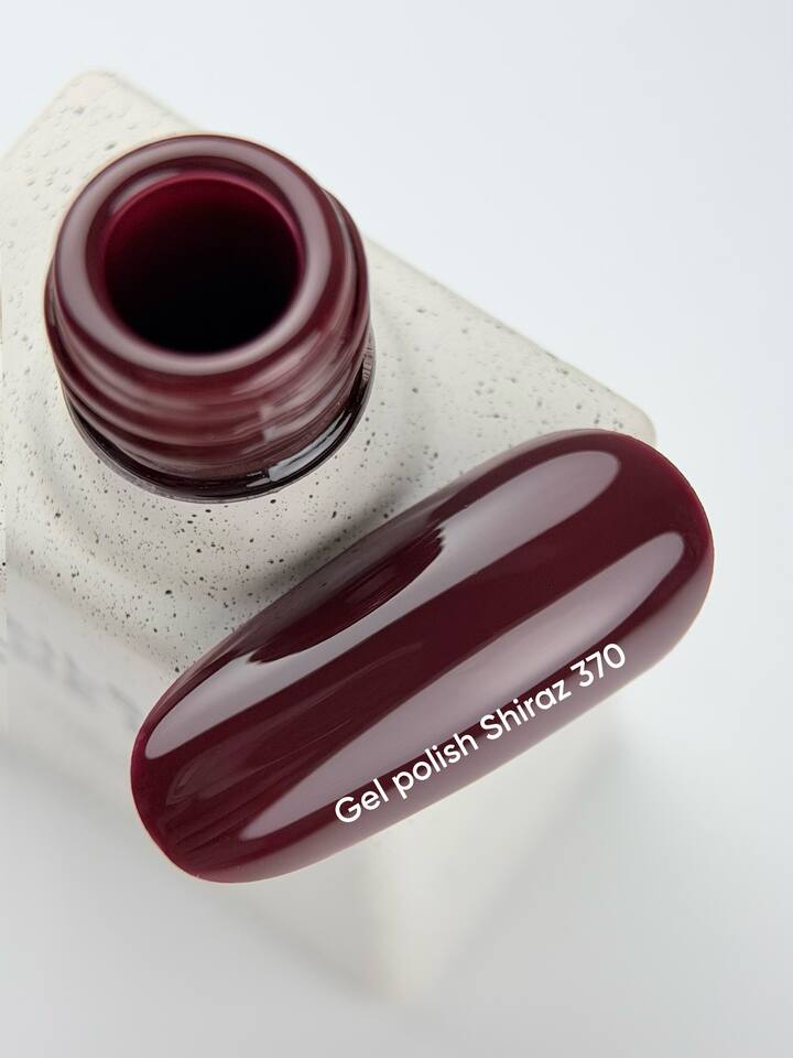 NOTD. Gel Polish Shiraz #370, 10 ml, гель-лак приглушений бордово-фіолетовий — NAILS OF THE DAY (NOTD), NAILSMADE