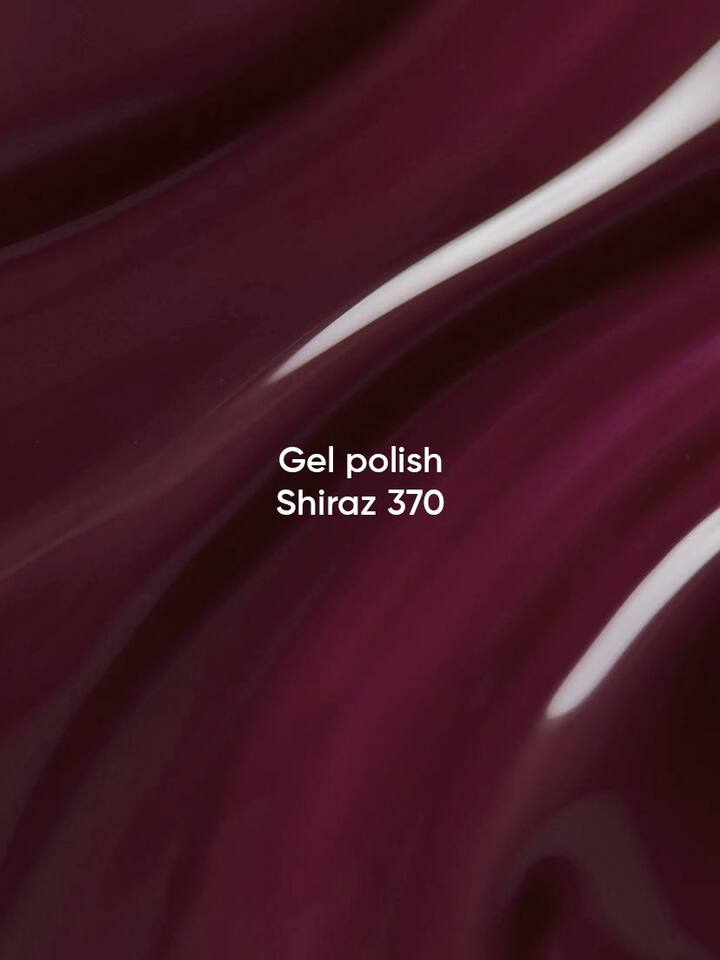 NOTD. Gel Polish Shiraz #370, 10 ml, гель-лак приглушений бордово-фіолетовий — NAILS OF THE DAY (NOTD), NAILSMADE