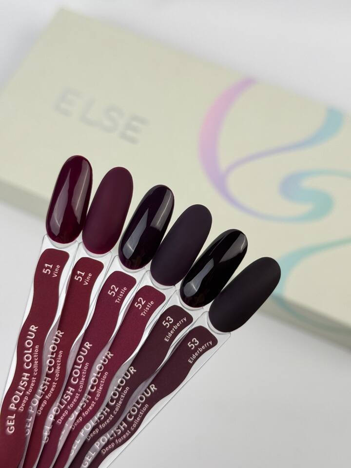 ELSE. Gel polish Colour, #53, Elderberry, 12 ml. Гель-лак — ELSE, NAILSMADE