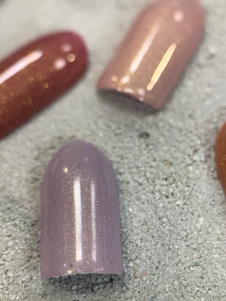 SILLER Gel Polish Gold Shine №4, світло-ліловий із золотим мікроблиском, 8 ml, гель-лак #2