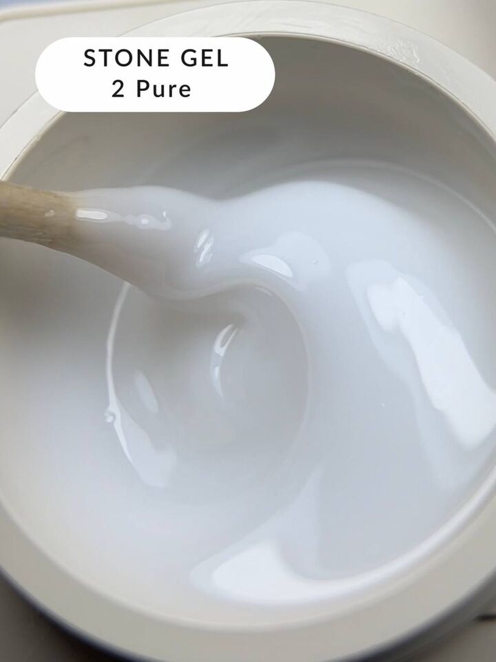 ELSE. Stone gel, #02, Pure, 30 ml. Твердий гель для нарощування #2