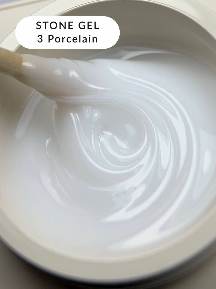 ELSE. Stone gel, #03, Porcelain, 30 ml. Твердий гель для нарощування #2